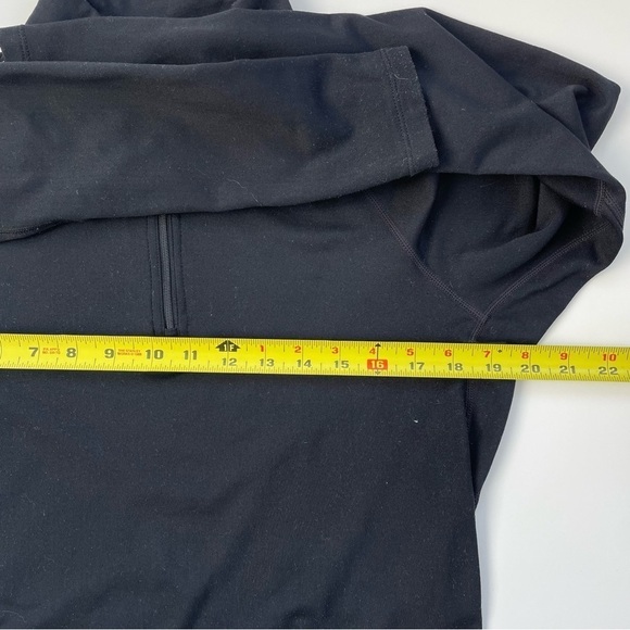 Nike Dri-Fi Women's Black Quarter Zip Pro Combat Fitted Long Sleeve Size Large - Picture 8 of 9